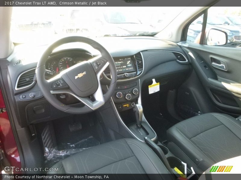 Crimson Metallic / Jet Black 2017 Chevrolet Trax LT AWD