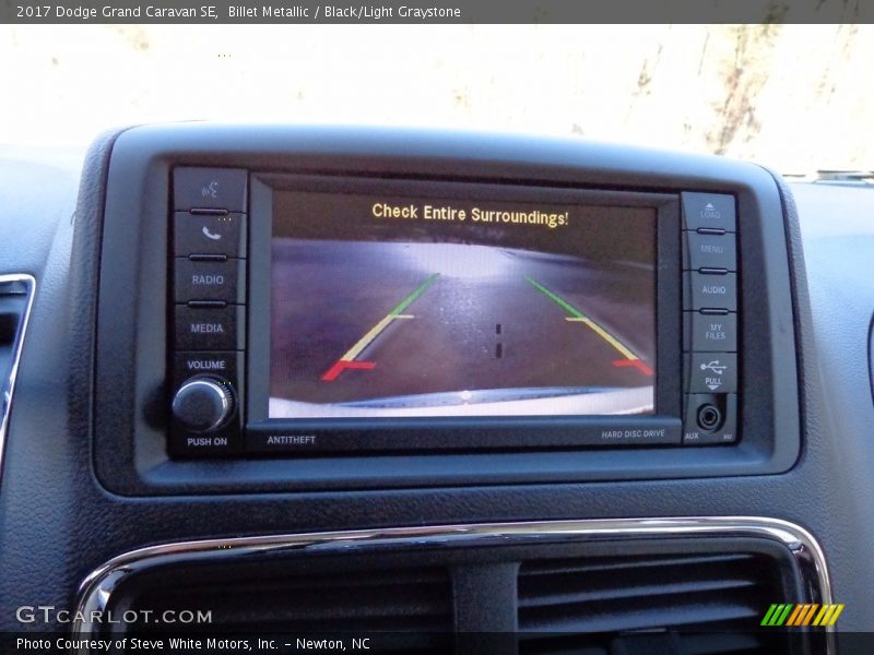 Billet Metallic / Black/Light Graystone 2017 Dodge Grand Caravan SE
