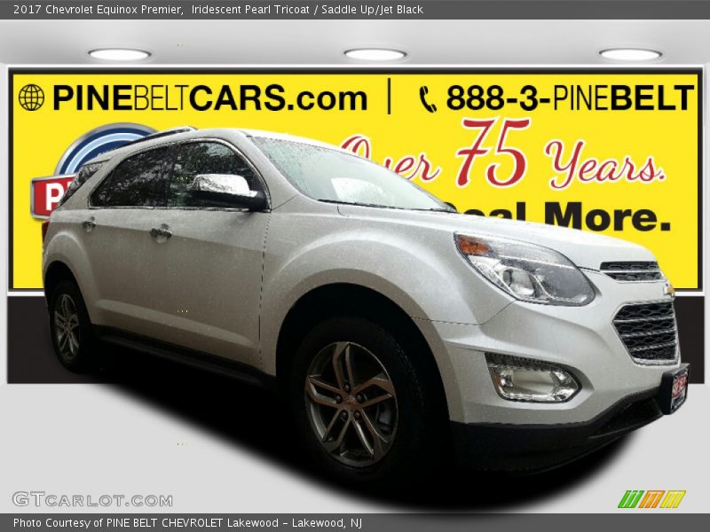 Iridescent Pearl Tricoat / Saddle Up/Jet Black 2017 Chevrolet Equinox Premier