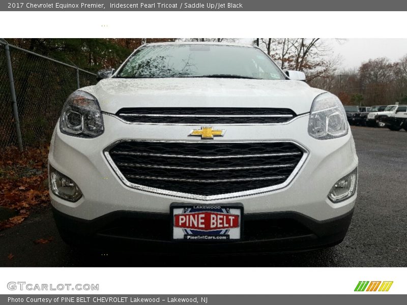 Iridescent Pearl Tricoat / Saddle Up/Jet Black 2017 Chevrolet Equinox Premier