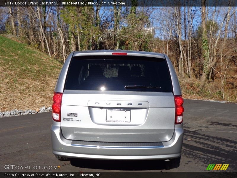 Billet Metallic / Black/Light Graystone 2017 Dodge Grand Caravan SE