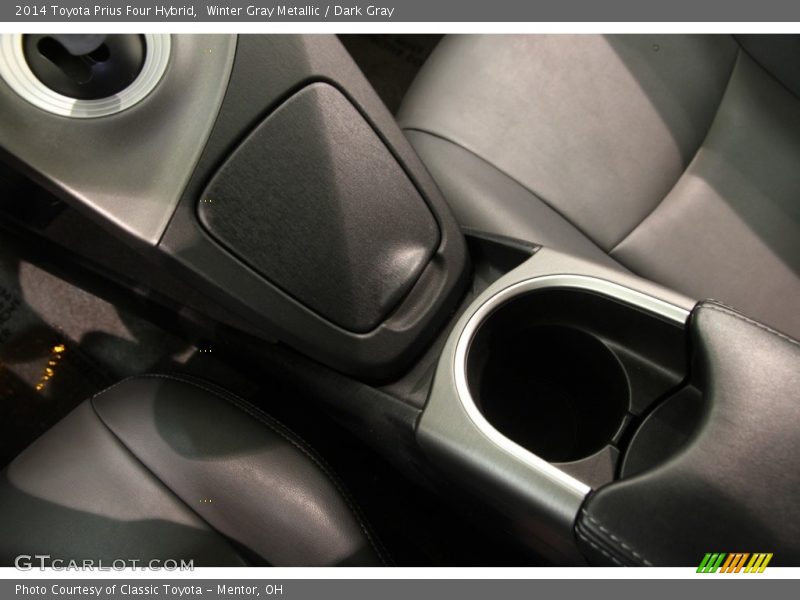 Winter Gray Metallic / Dark Gray 2014 Toyota Prius Four Hybrid