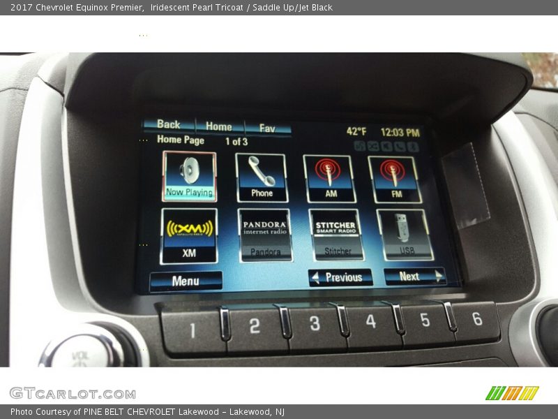 Iridescent Pearl Tricoat / Saddle Up/Jet Black 2017 Chevrolet Equinox Premier