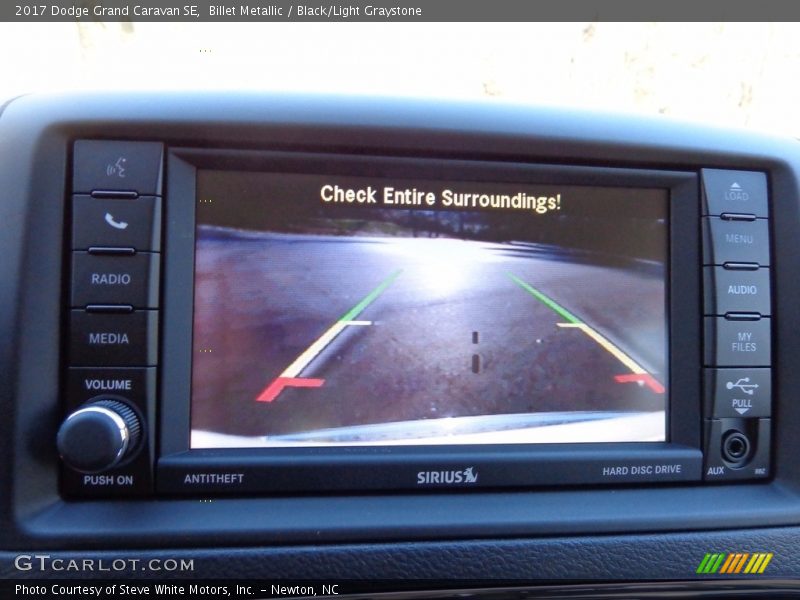 Billet Metallic / Black/Light Graystone 2017 Dodge Grand Caravan SE
