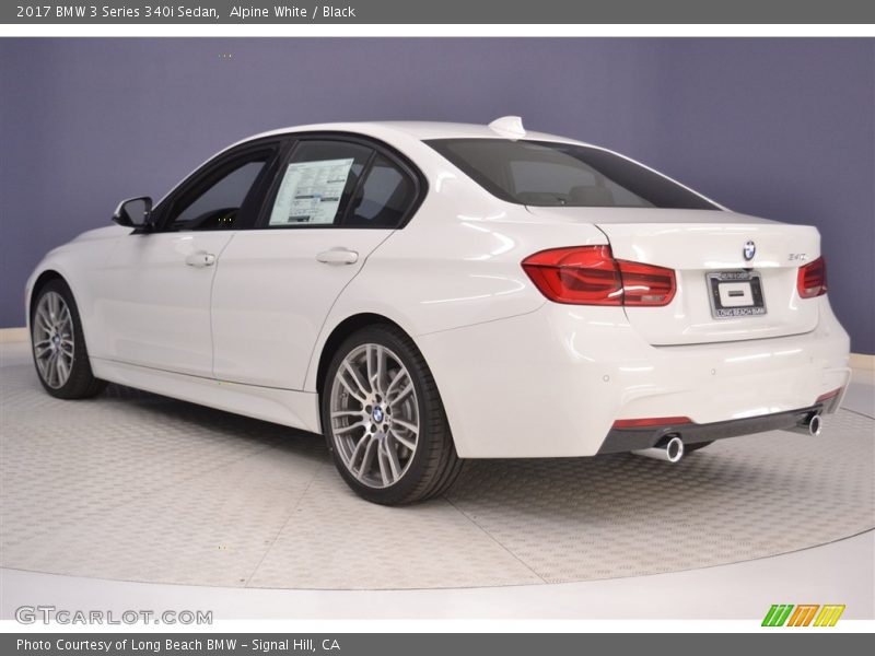 Alpine White / Black 2017 BMW 3 Series 340i Sedan