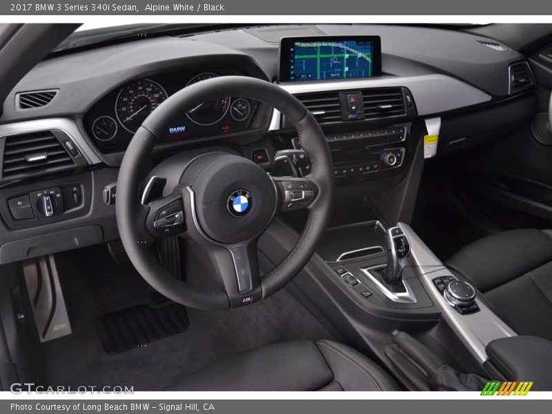 Alpine White / Black 2017 BMW 3 Series 340i Sedan