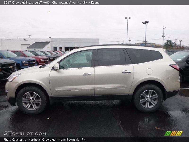  2017 Traverse LT AWD Champagne Silver Metallic