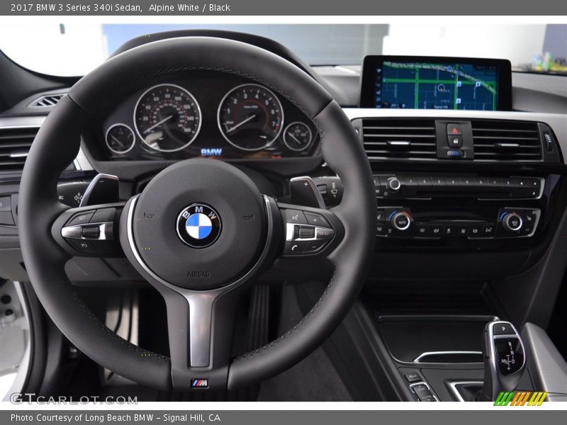 Alpine White / Black 2017 BMW 3 Series 340i Sedan