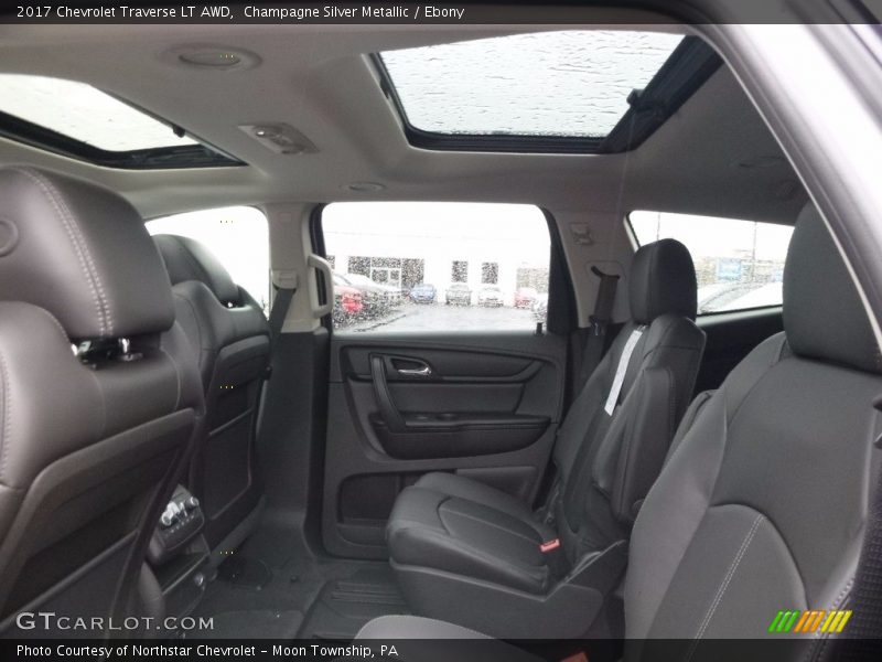 Rear Seat of 2017 Traverse LT AWD