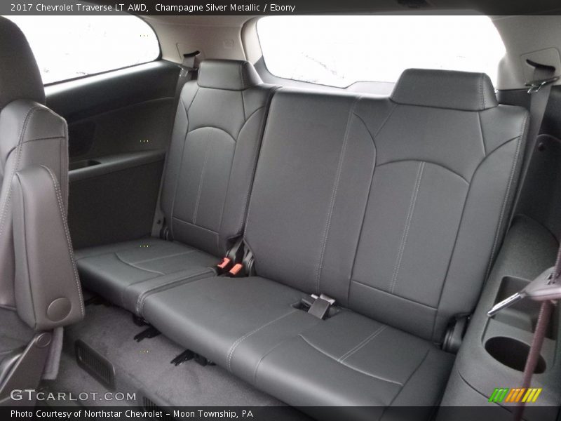 Rear Seat of 2017 Traverse LT AWD