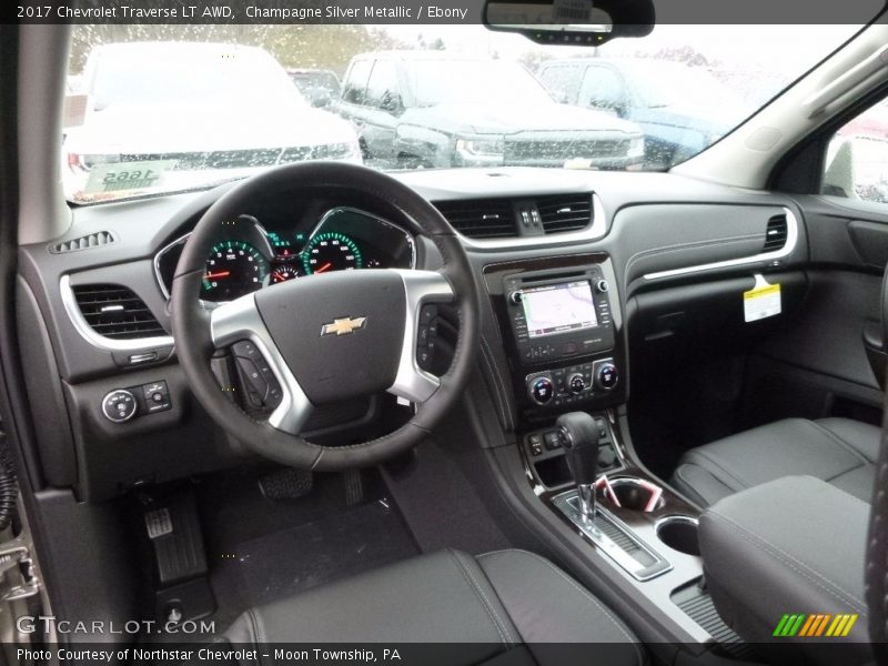  2017 Traverse LT AWD Ebony Interior