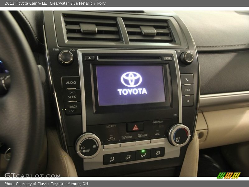 Clearwater Blue Metallic / Ivory 2012 Toyota Camry LE