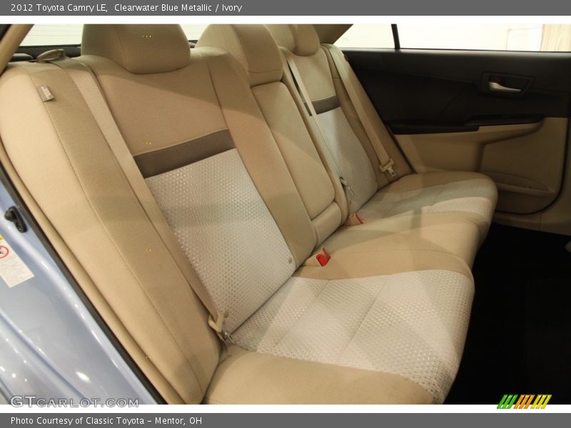 Clearwater Blue Metallic / Ivory 2012 Toyota Camry LE