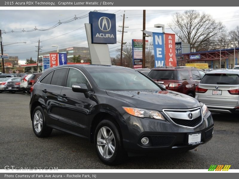 Graphite Luster Metallic / Ebony 2015 Acura RDX Technology