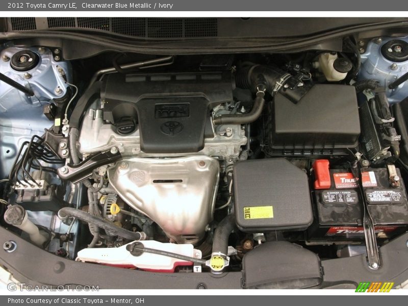 Clearwater Blue Metallic / Ivory 2012 Toyota Camry LE