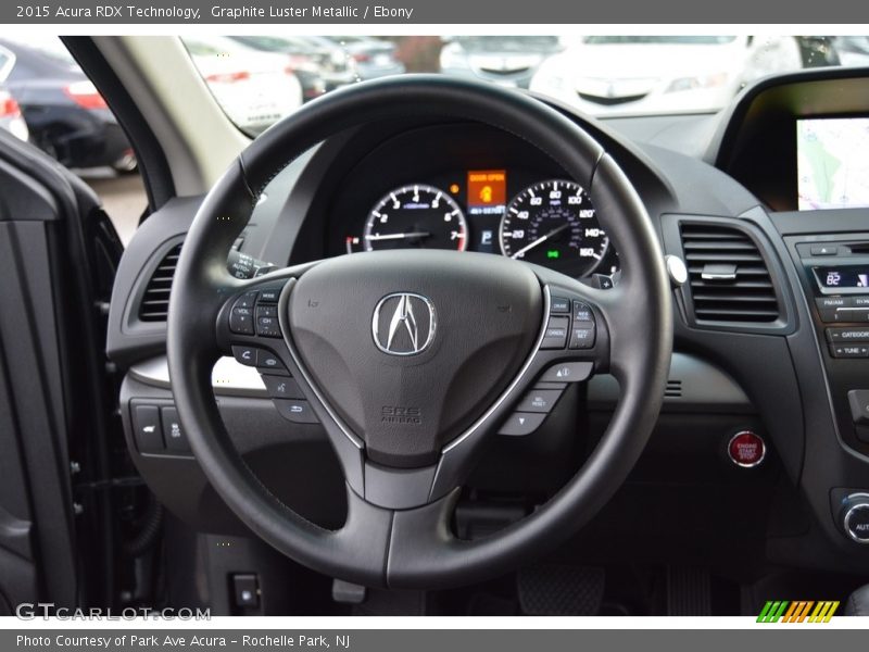 Graphite Luster Metallic / Ebony 2015 Acura RDX Technology