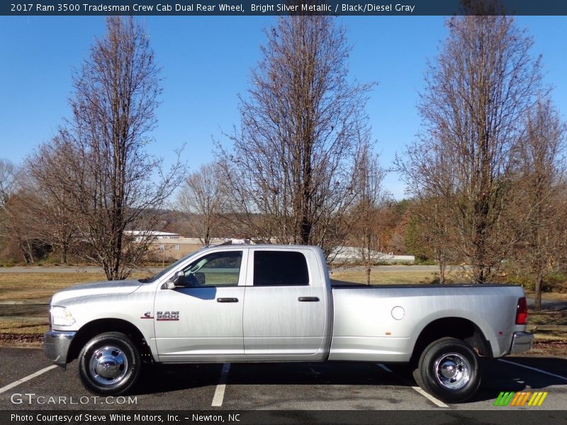  2017 3500 Tradesman Crew Cab Dual Rear Wheel Bright Silver Metallic