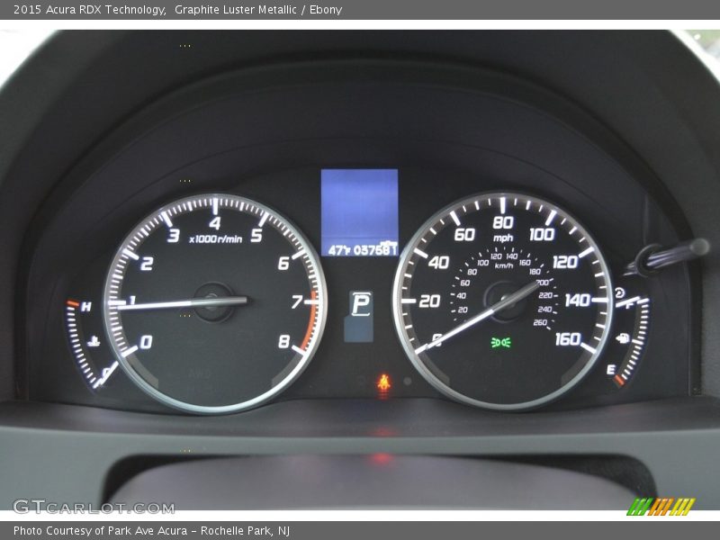 Graphite Luster Metallic / Ebony 2015 Acura RDX Technology
