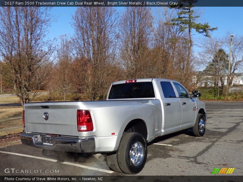 Bright Silver Metallic / Black/Diesel Gray 2017 Ram 3500 Tradesman Crew Cab Dual Rear Wheel