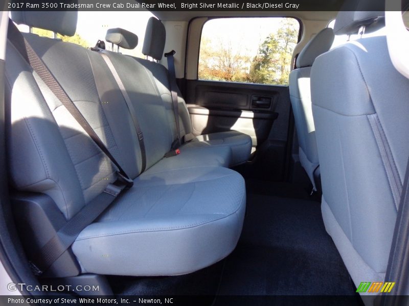Bright Silver Metallic / Black/Diesel Gray 2017 Ram 3500 Tradesman Crew Cab Dual Rear Wheel