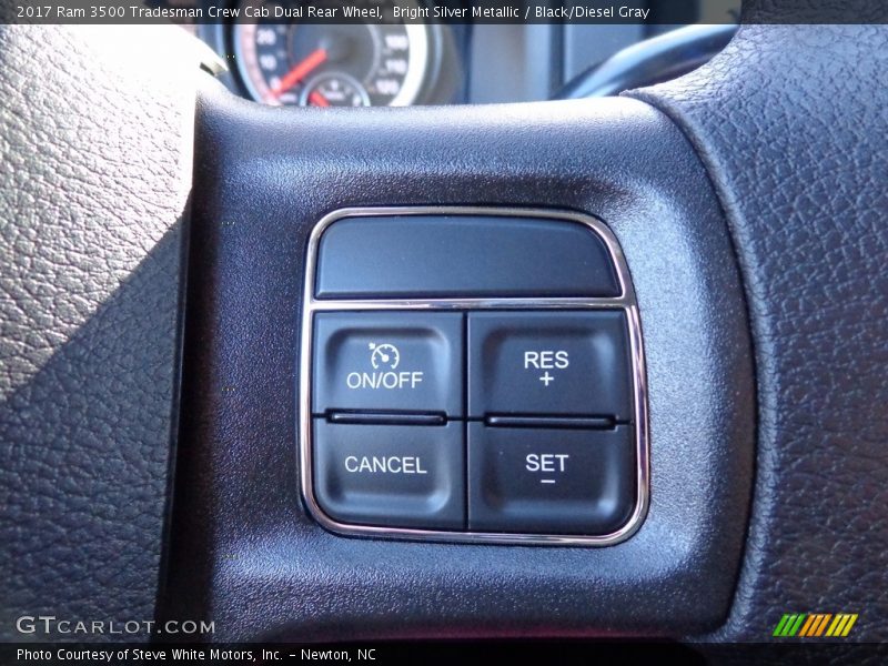 Bright Silver Metallic / Black/Diesel Gray 2017 Ram 3500 Tradesman Crew Cab Dual Rear Wheel