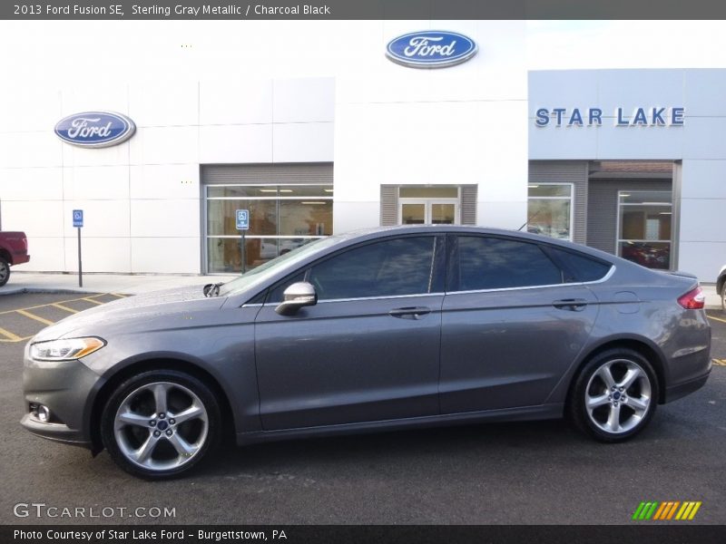 Sterling Gray Metallic / Charcoal Black 2013 Ford Fusion SE