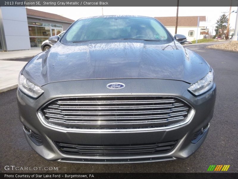 Sterling Gray Metallic / Charcoal Black 2013 Ford Fusion SE