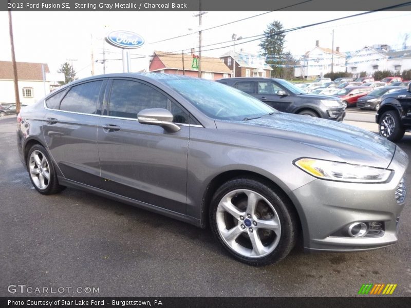 Sterling Gray Metallic / Charcoal Black 2013 Ford Fusion SE