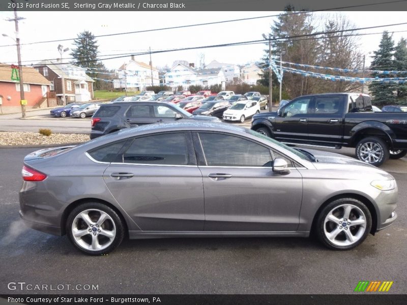 Sterling Gray Metallic / Charcoal Black 2013 Ford Fusion SE