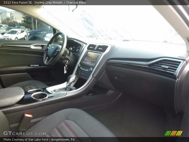 Sterling Gray Metallic / Charcoal Black 2013 Ford Fusion SE