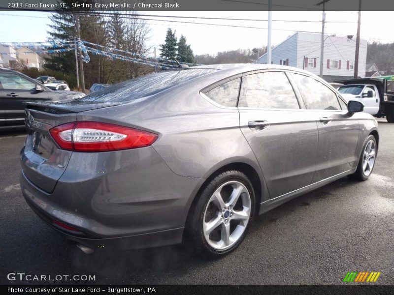 Sterling Gray Metallic / Charcoal Black 2013 Ford Fusion SE