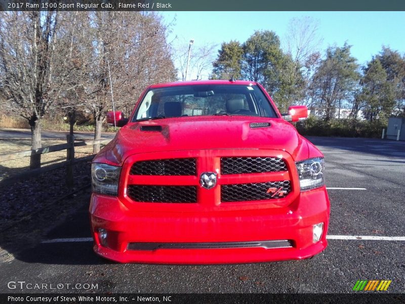 Flame Red / Black 2017 Ram 1500 Sport Regular Cab