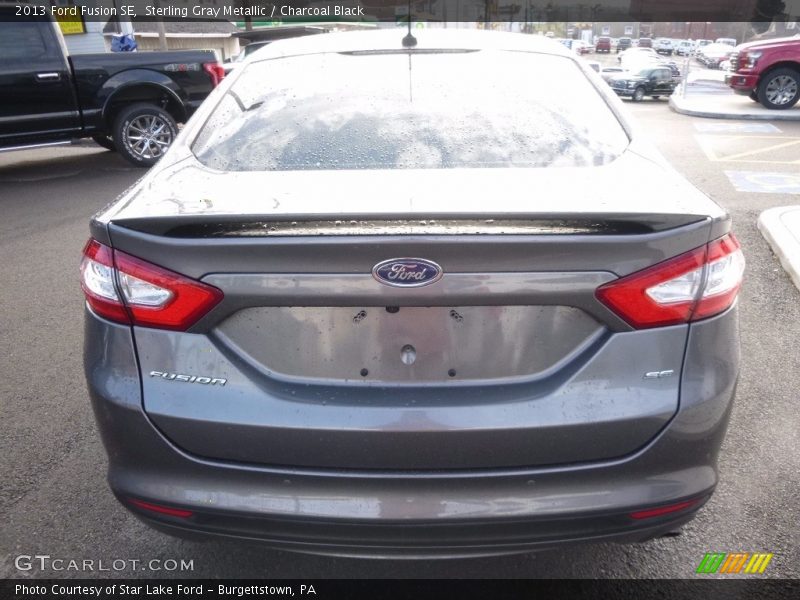 Sterling Gray Metallic / Charcoal Black 2013 Ford Fusion SE