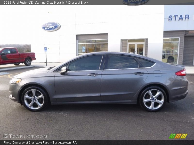 Sterling Gray Metallic / Charcoal Black 2013 Ford Fusion SE