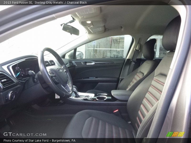 Sterling Gray Metallic / Charcoal Black 2013 Ford Fusion SE