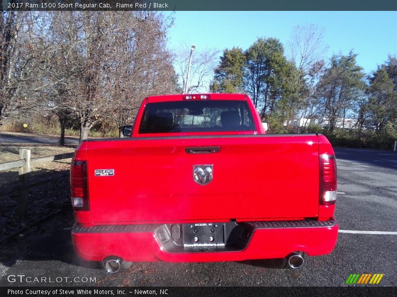 Flame Red / Black 2017 Ram 1500 Sport Regular Cab