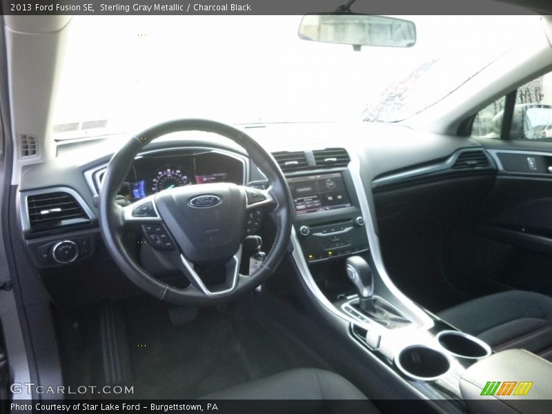 Sterling Gray Metallic / Charcoal Black 2013 Ford Fusion SE