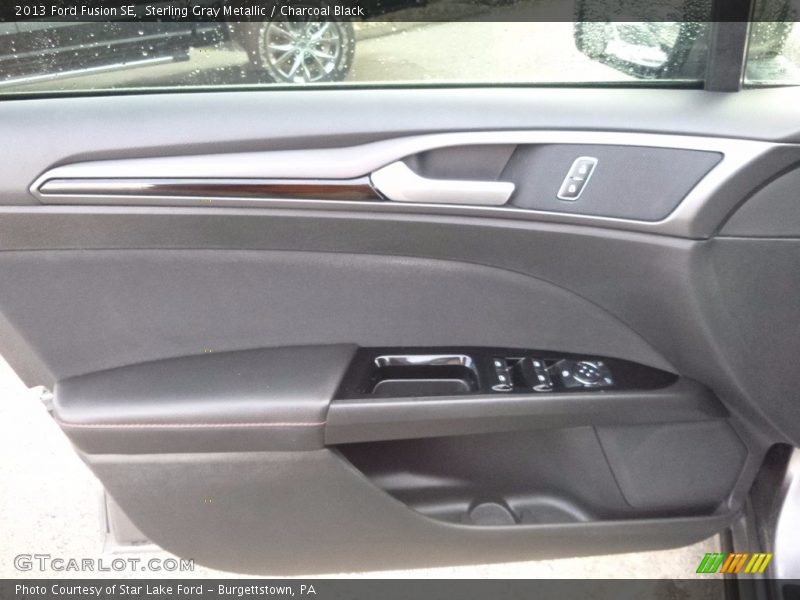 Sterling Gray Metallic / Charcoal Black 2013 Ford Fusion SE