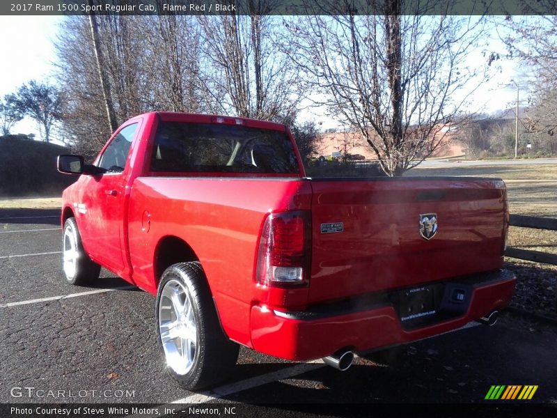 Flame Red / Black 2017 Ram 1500 Sport Regular Cab