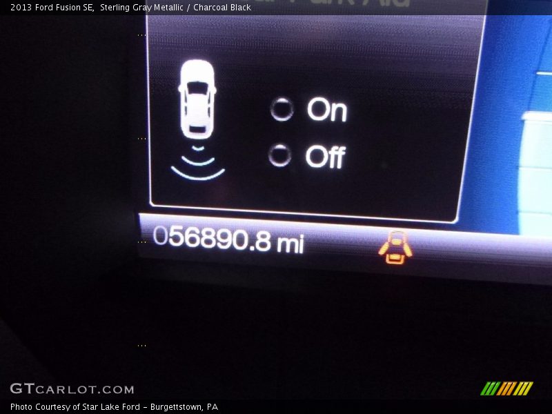 Sterling Gray Metallic / Charcoal Black 2013 Ford Fusion SE
