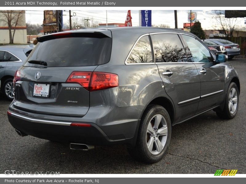 Polished Metal Metallic / Ebony 2011 Acura MDX Technology