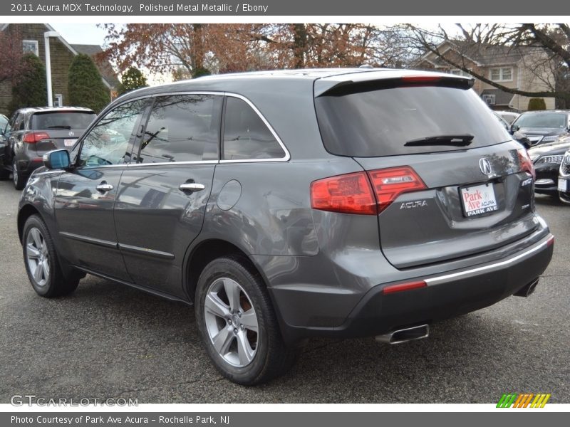 Polished Metal Metallic / Ebony 2011 Acura MDX Technology