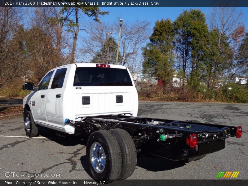 Bright White / Black/Diesel Gray 2017 Ram 3500 Tradesman Crew Cab 4x4 Chassis