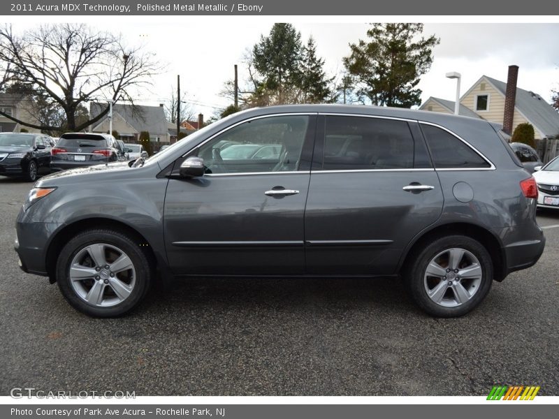 Polished Metal Metallic / Ebony 2011 Acura MDX Technology