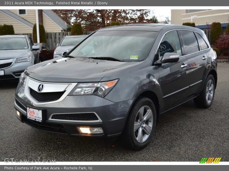 Polished Metal Metallic / Ebony 2011 Acura MDX Technology
