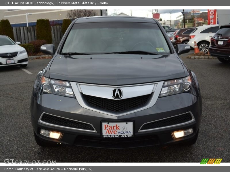 Polished Metal Metallic / Ebony 2011 Acura MDX Technology