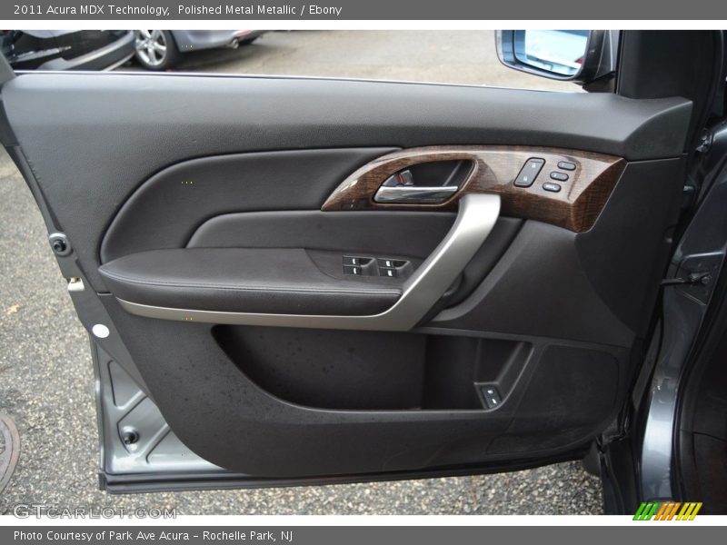 Polished Metal Metallic / Ebony 2011 Acura MDX Technology
