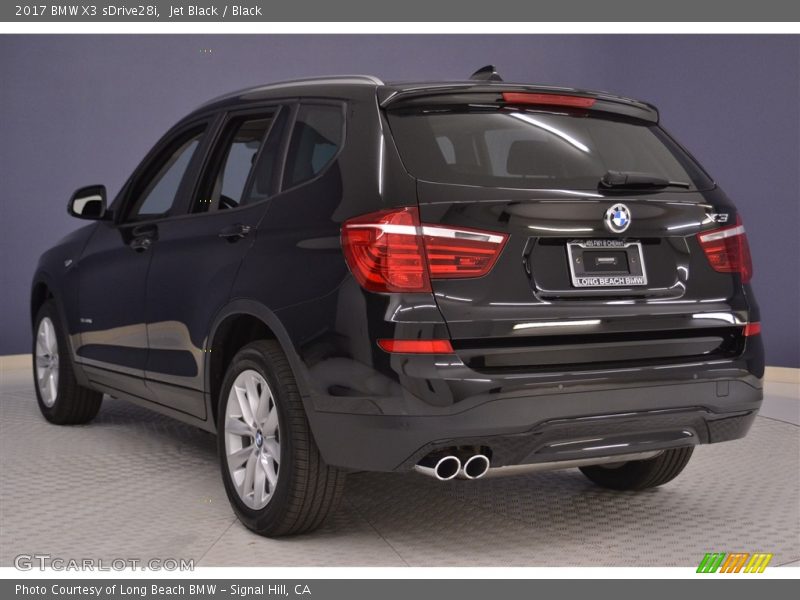 Jet Black / Black 2017 BMW X3 sDrive28i