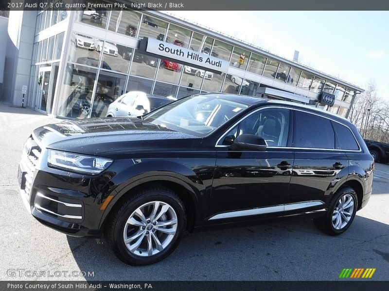 Night Black / Black 2017 Audi Q7 3.0T quattro Premium Plus