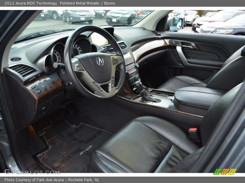 Polished Metal Metallic / Ebony 2011 Acura MDX Technology